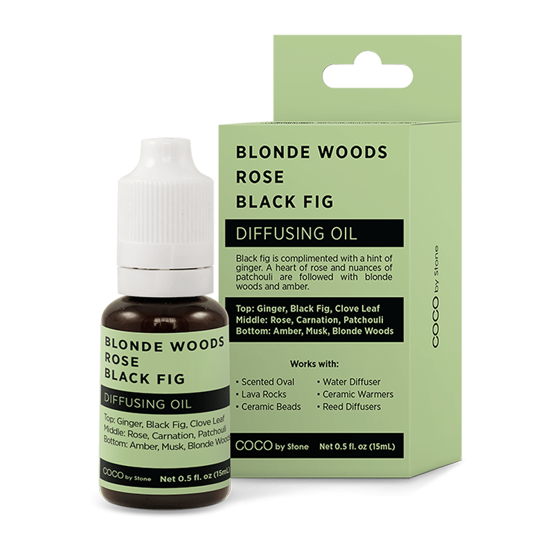 Lava Rocks and Essential Oil Bundle - (Blonde Woods | Rose | Black Fig)