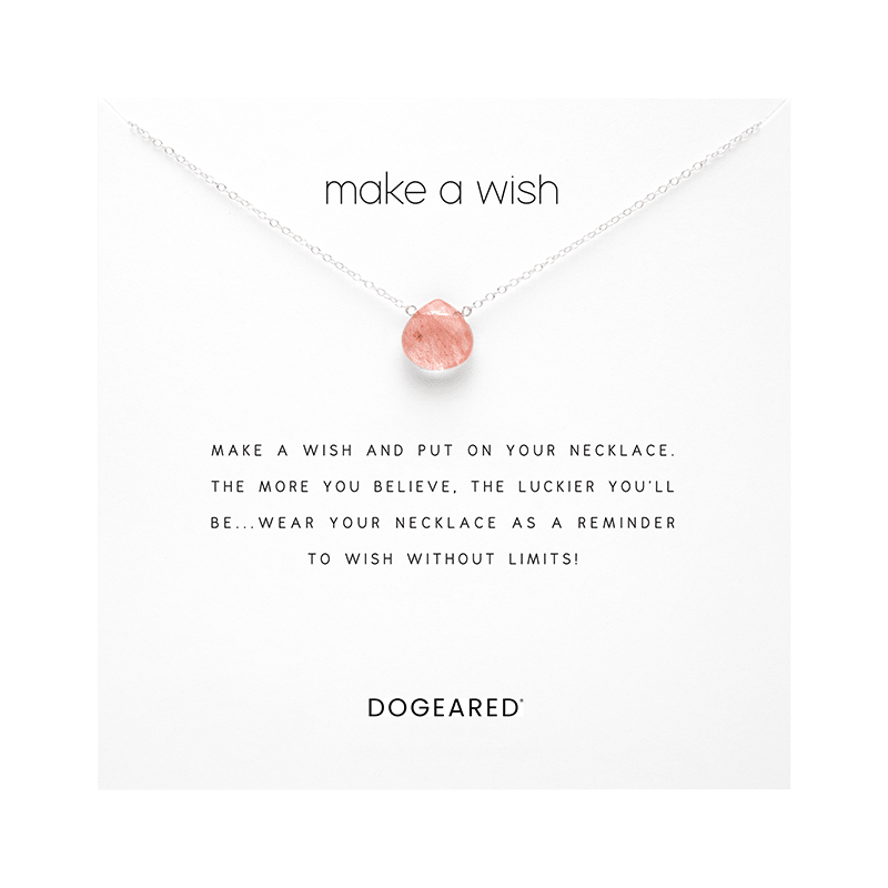 Single Gem Chain Necklace Sterling