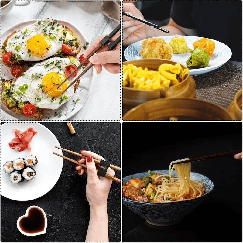 Easy Use Chopstick Helpers (4 Pack)
