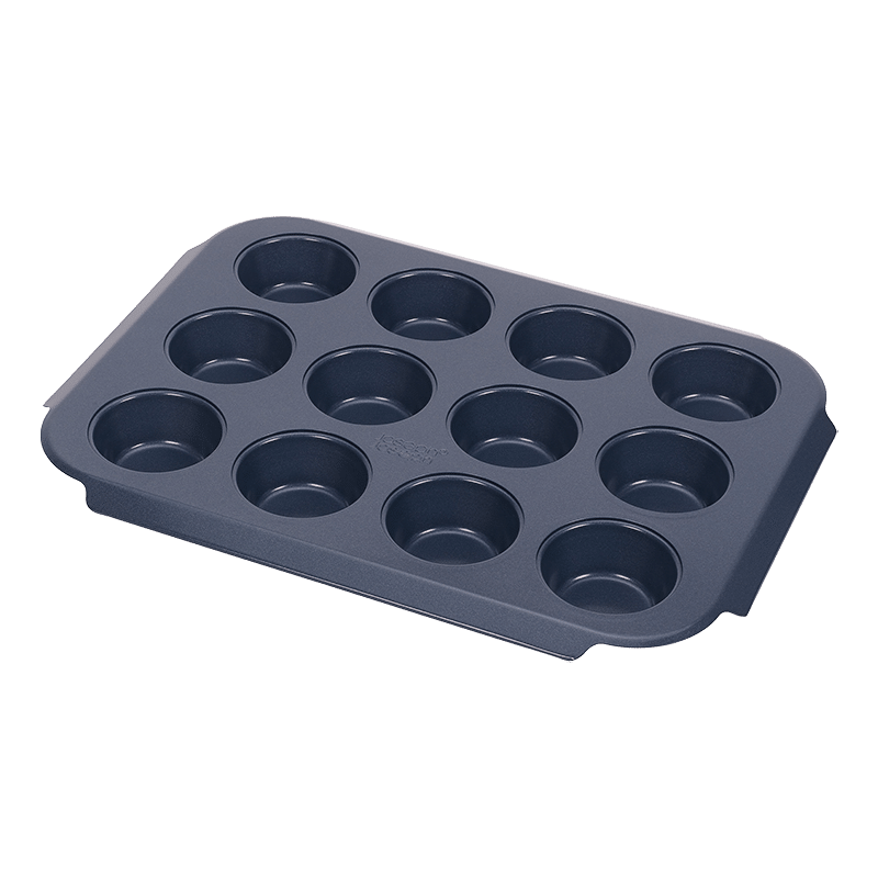 Nest Bake 12-Cup Non-Stick Muffin Pan with Easy Pull Handles