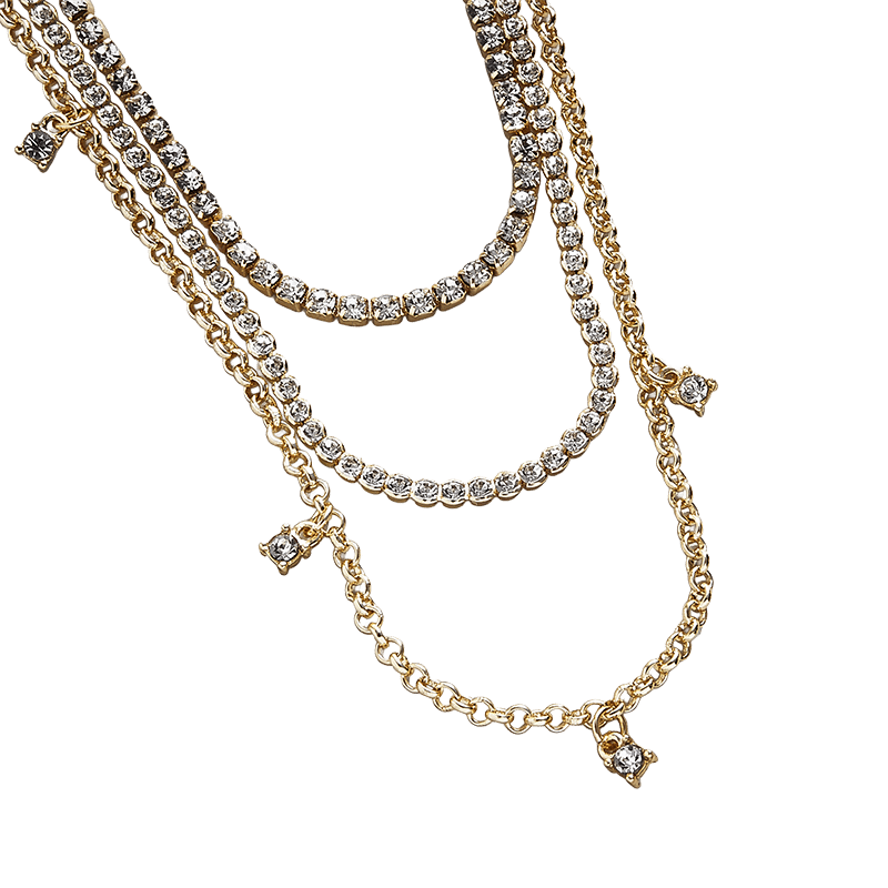 Tennis Prelayered Necklace