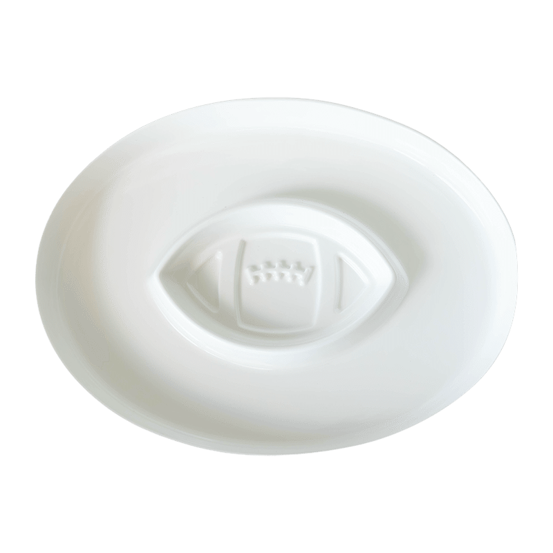 Porcelain Football Olive Oil & Balsamic Vinegar Dipping Platter