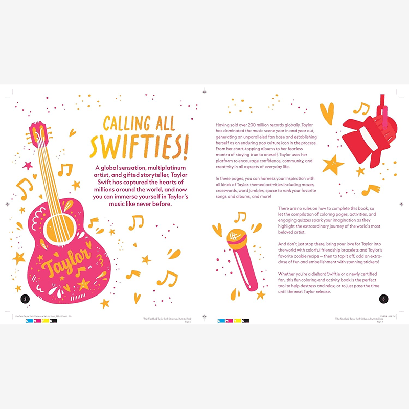 The Unofficial Taylor Swift Sticker and Activity Book: Swiftie Activities to Celebrate Music's Biggest Star