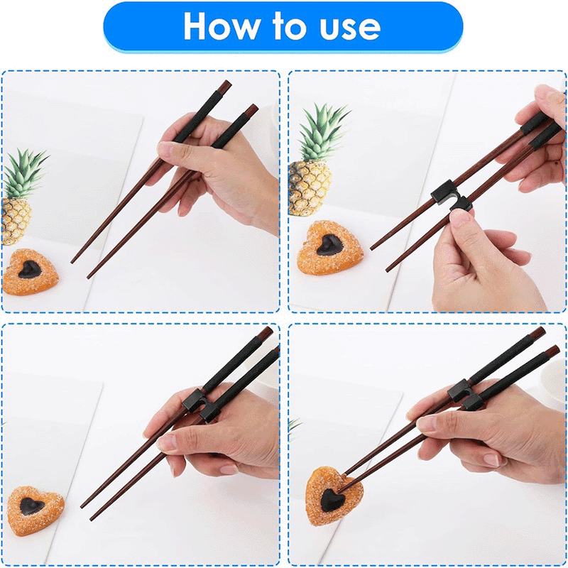 Easy Use Chopstick Helpers (4 Pack)