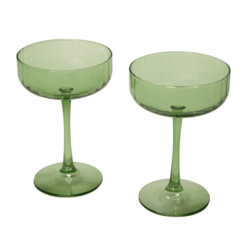 Set of 2 Coupe Glasses