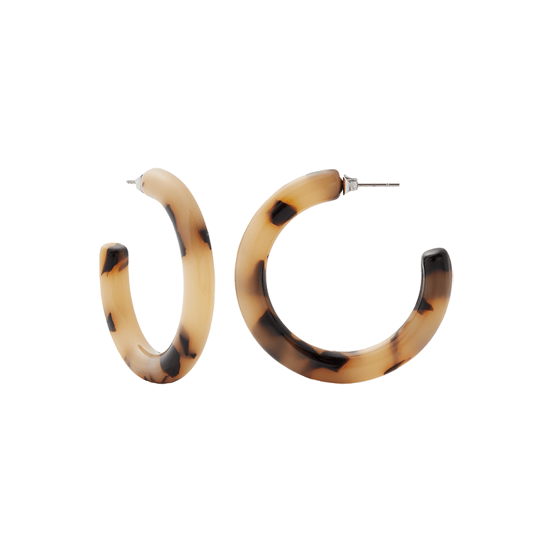 1.6" Light Tortoise Hoops