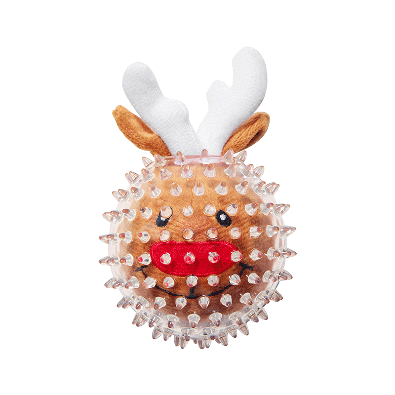 Chase 'n Chomp Nubblees Reindeer Ball - 2.5"