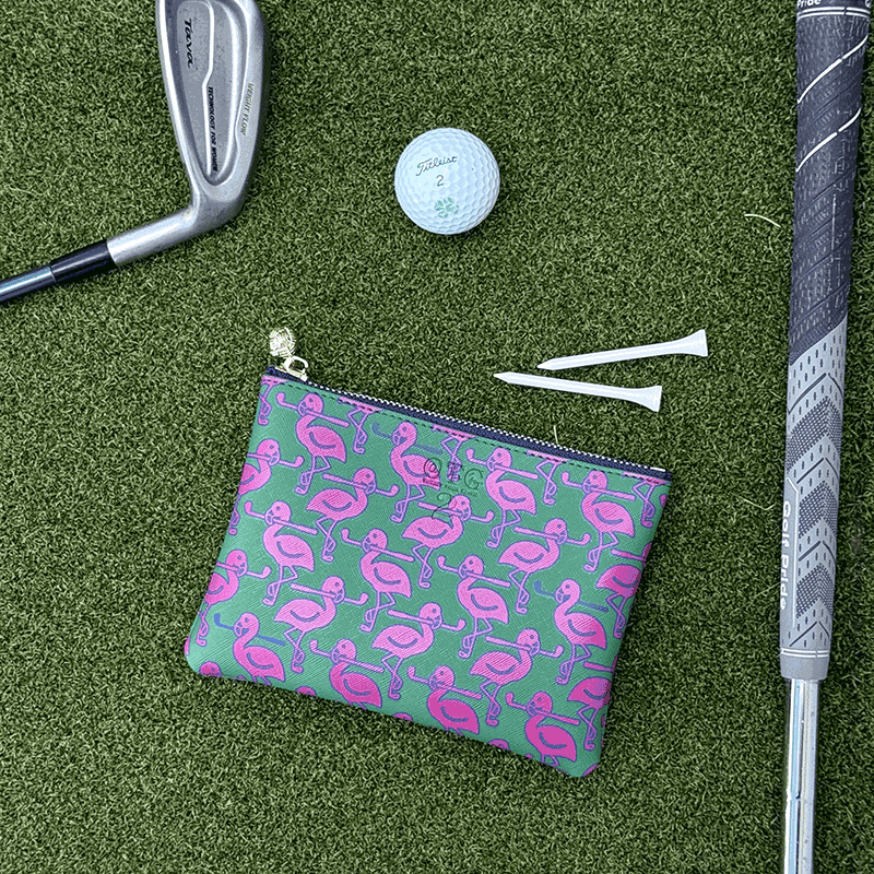 #2 Kate Flamingo Hot Pink Pouch