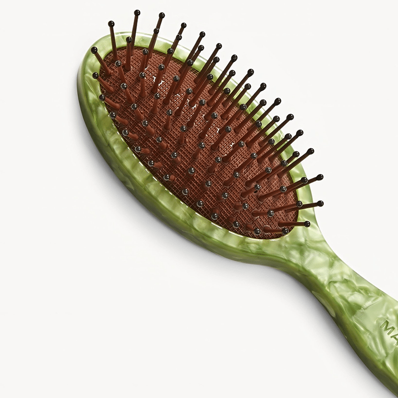 Travel Detangling Hair Brush in Pistachio