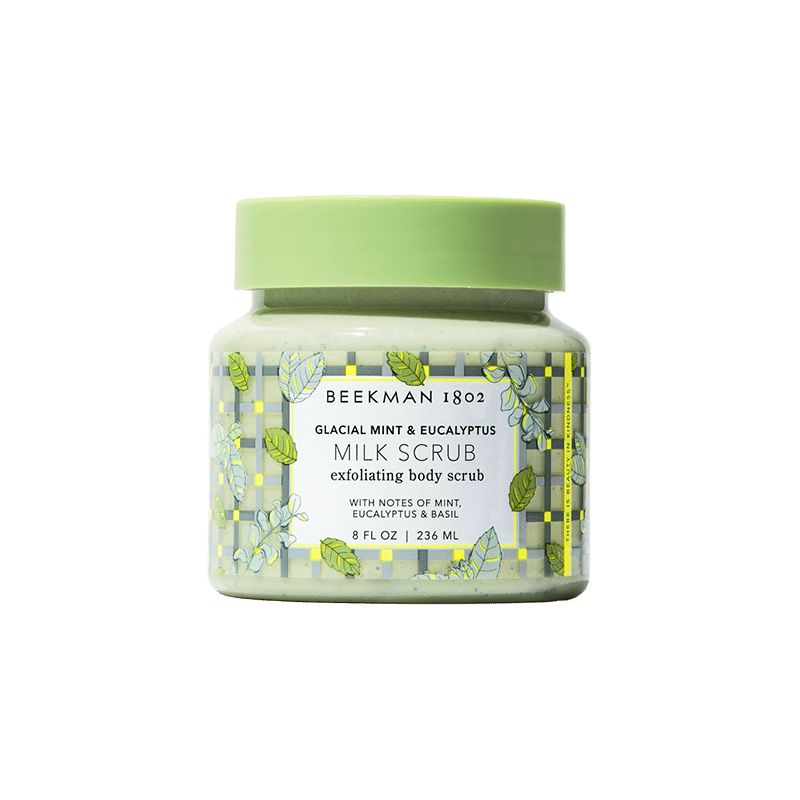 Milk Scrub Exfoliating Body Scrub in Glacial Mint & Eucalyptus