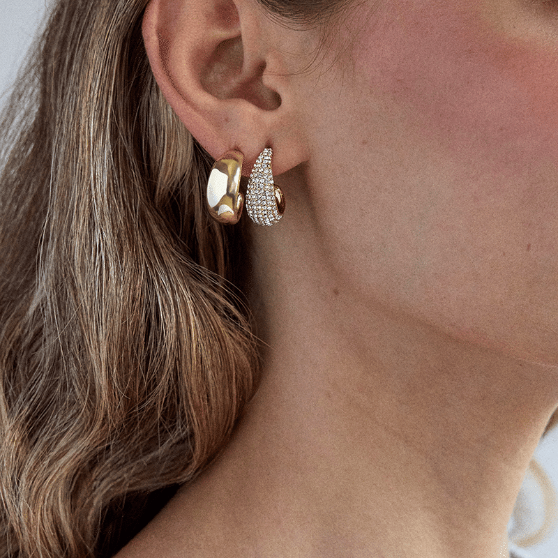 Crescent Hoops Set of 2