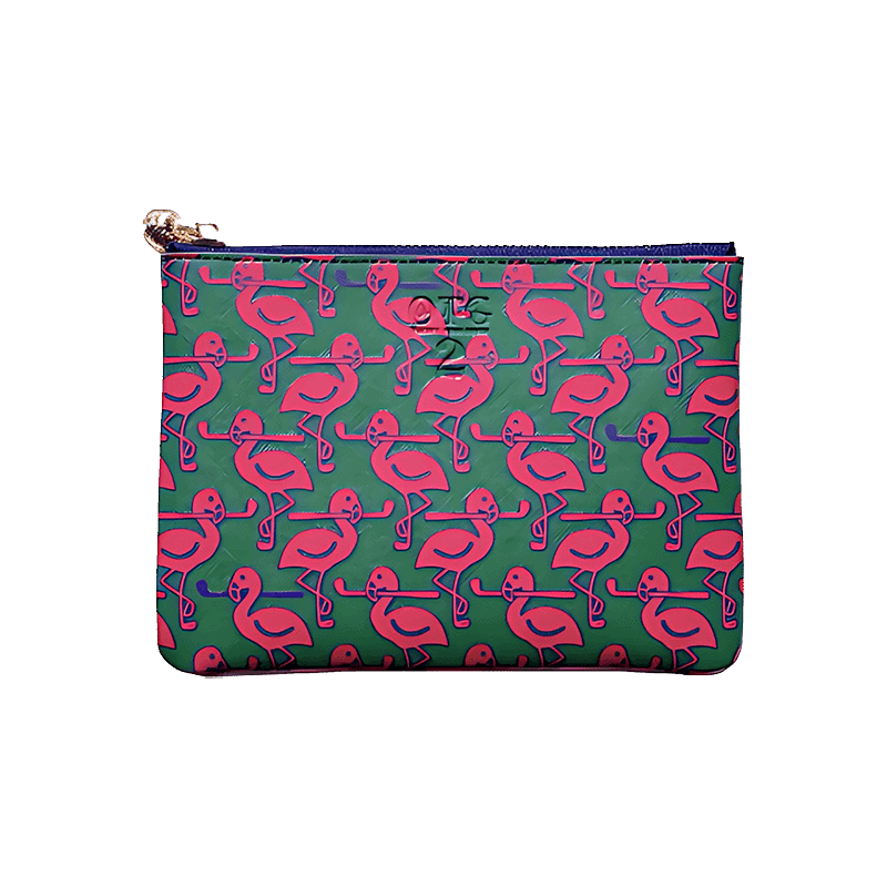 #2 Kate Flamingo Hot Pink Pouch