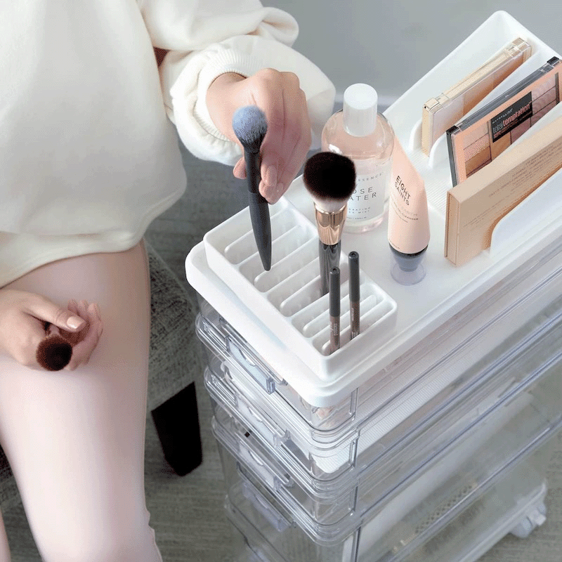 Cosmetic & Makeup Brush Holder (2 Pack)