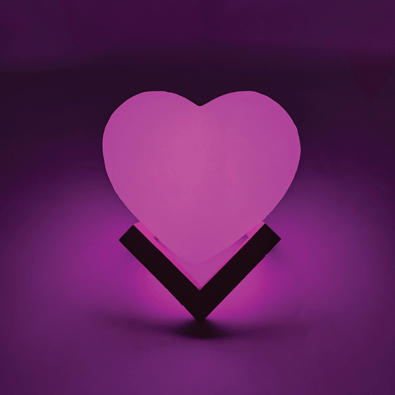 Heart Lamp with Stand