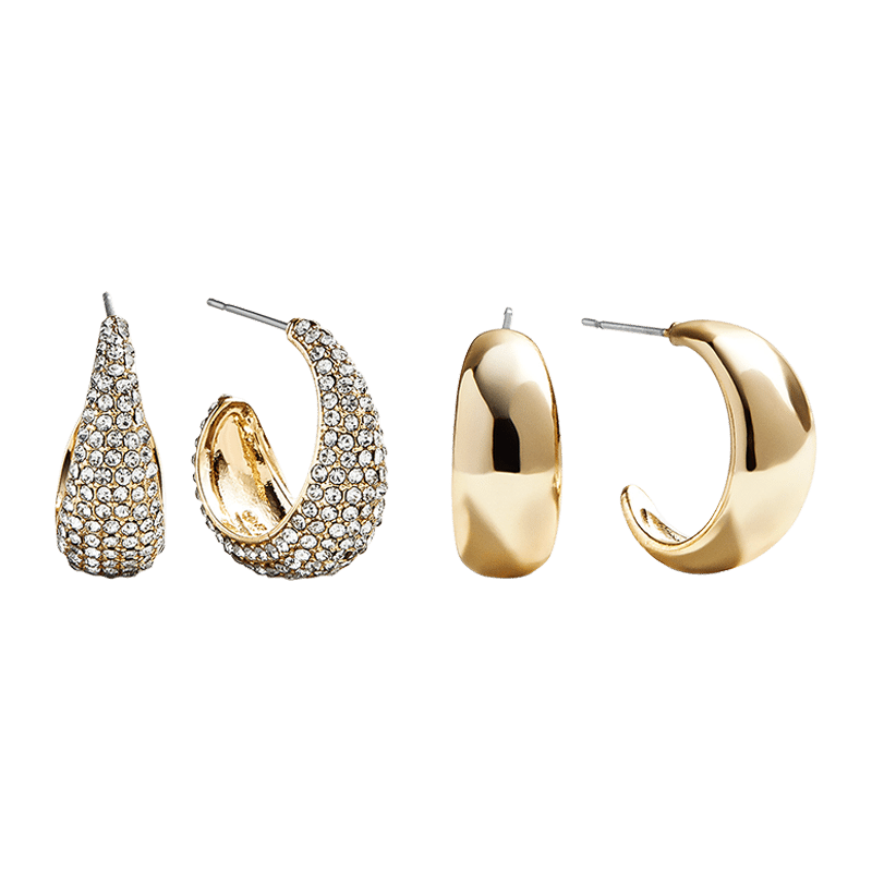 Crescent Hoops Set of 2