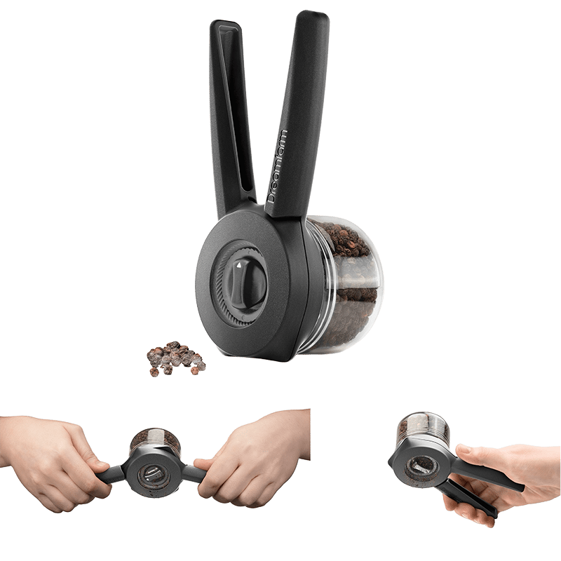 Ortwo Lite - Black & Extra Jar Set - Spice Mill