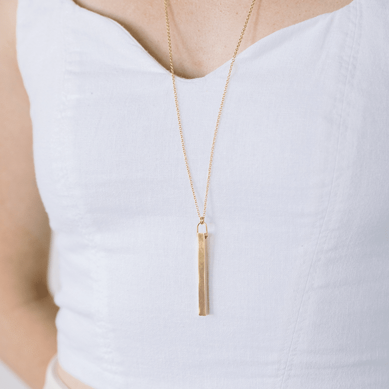 Vertical Bar Necklace