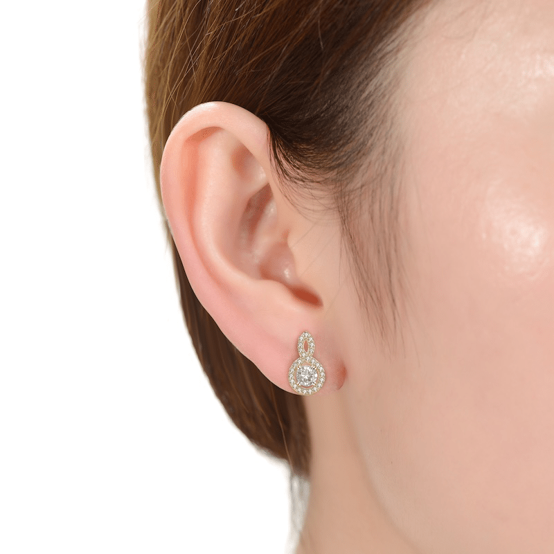 Gold Plated Modern Earrings