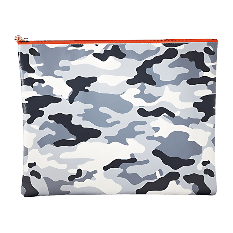 #8 Abby Camo Gray Pouch