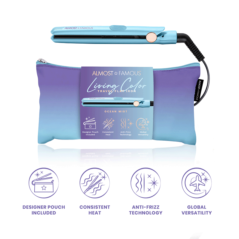 Living Color Mini Travel Flat Iron Set