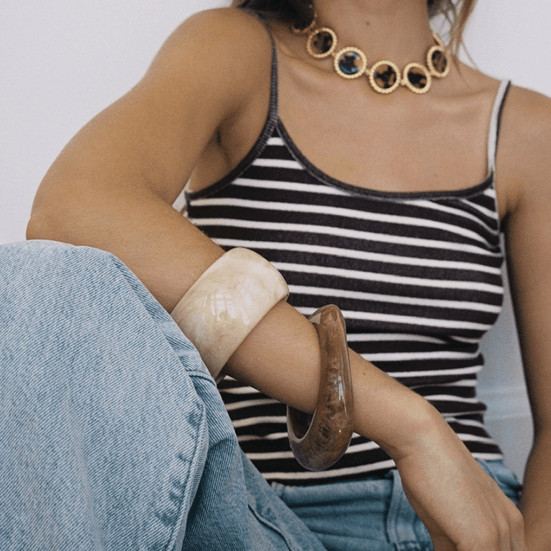 Latte Bangle Bracelet