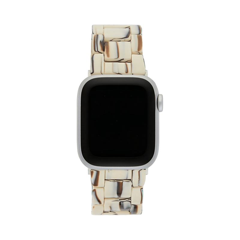 Apple Watch Band in Ganache in Silver Hardware