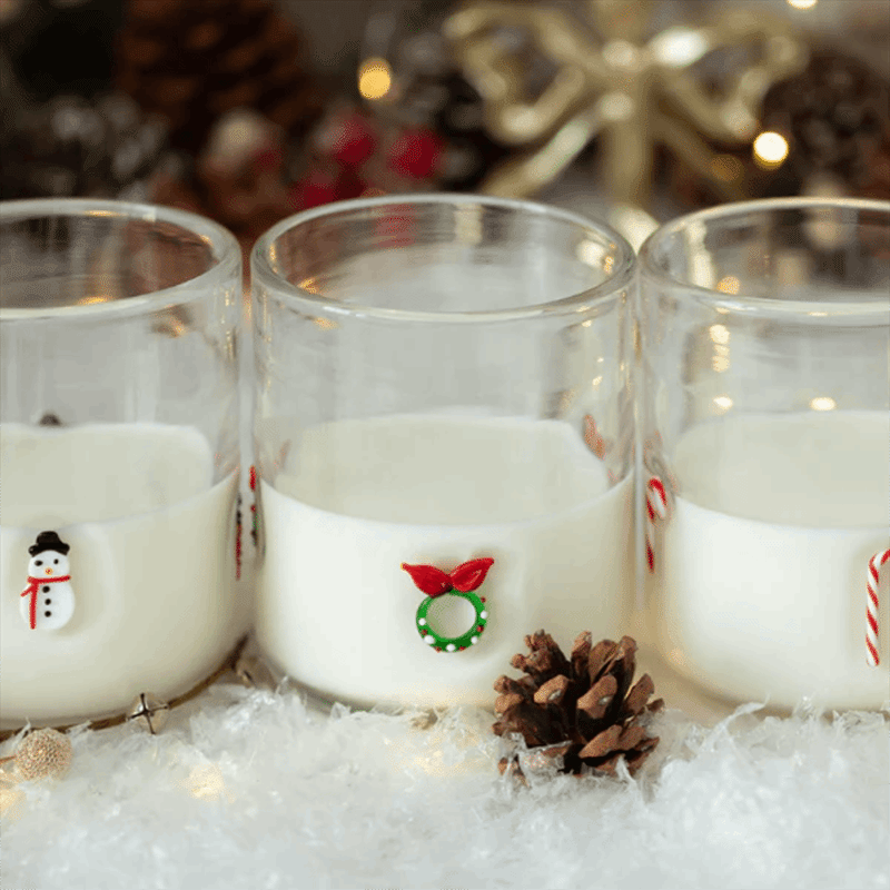 Wreath Glass Set Of 4