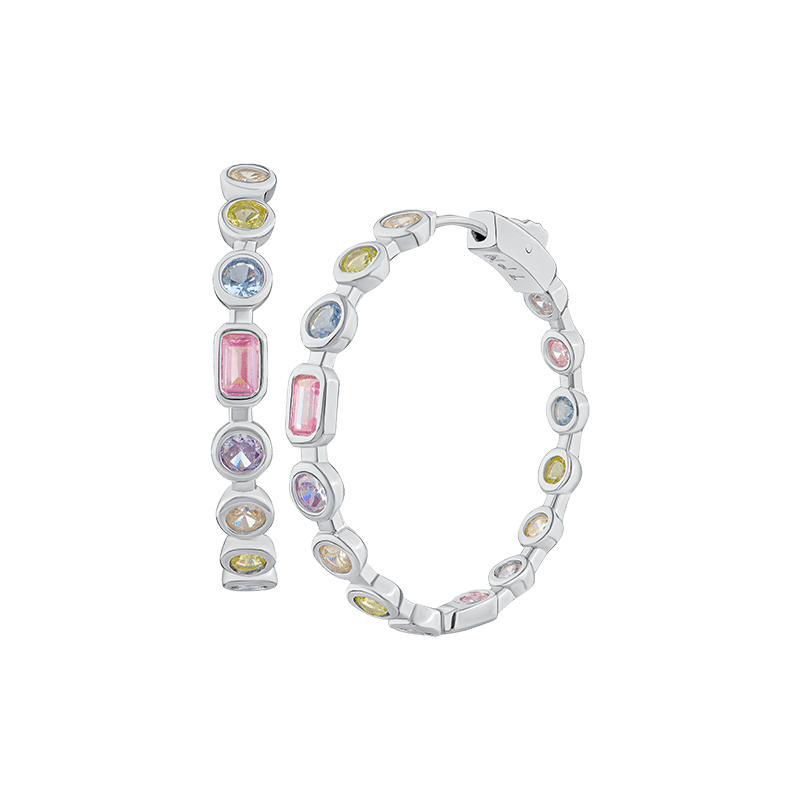 6Cttw Multi Shape Bezel In/Out Mechanical Hoop