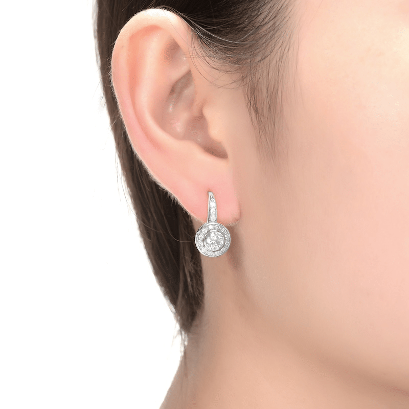 Stud Drop Euro Earring