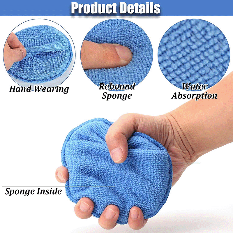 Microfiber Sponge Glove (2 Pack)