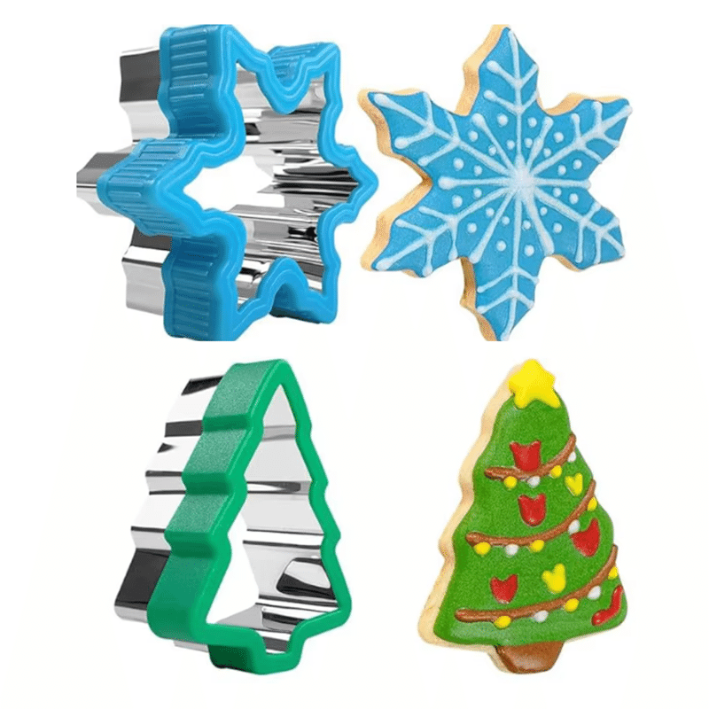 5 Piece Christmas Cookie Cutter Set
