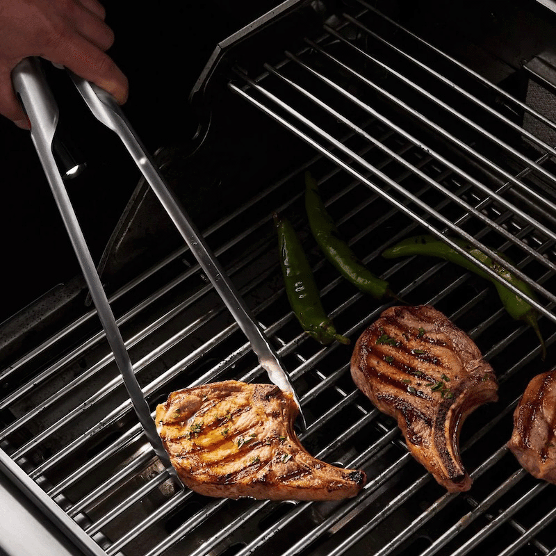 2 Piece BBQ Grill Set with Intergrated LED Lights