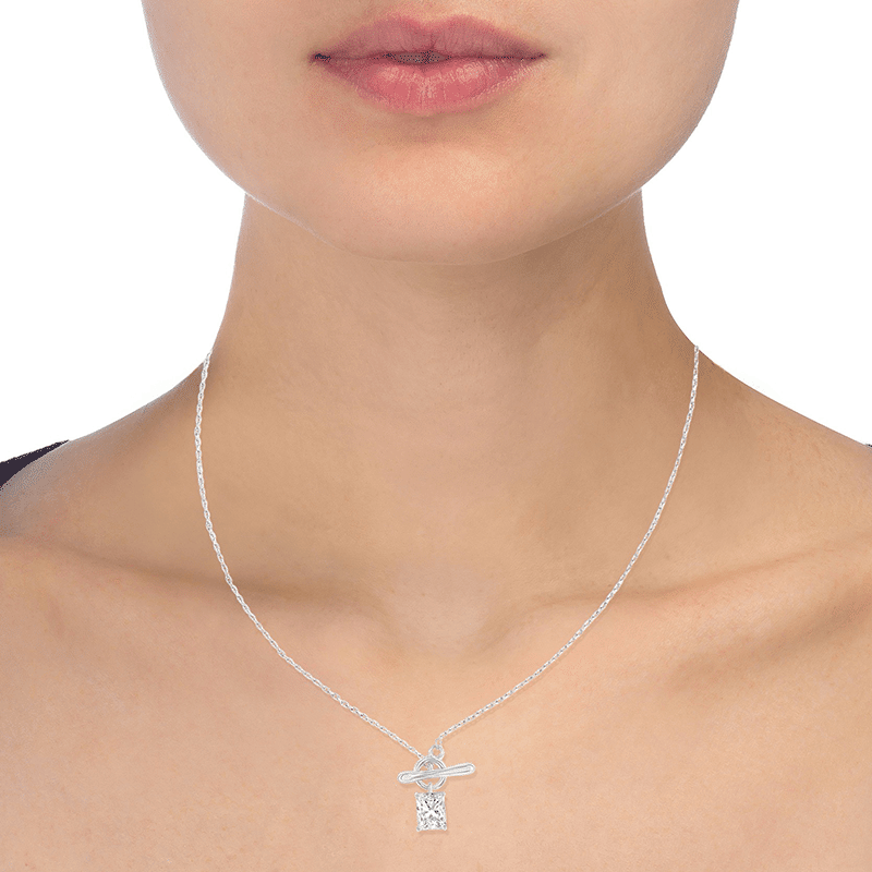 Crystal Toggle Necklace