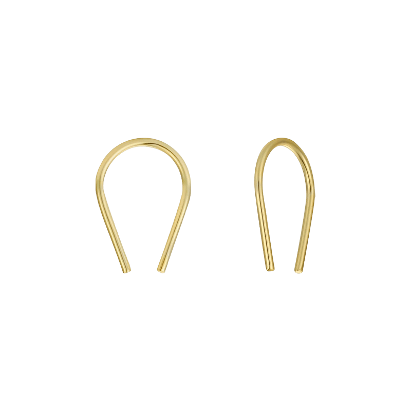 Minimalist Horseshoe Earrings