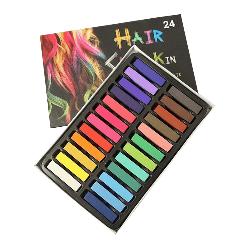Temporary Hair Chalk Set (24 Pack)