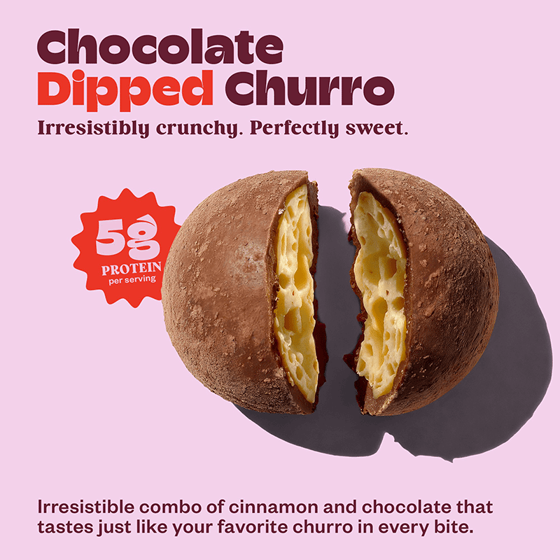 NomNom's Chocolate Dipped Churro