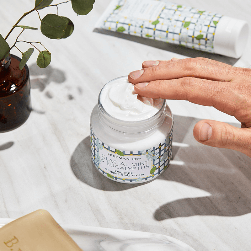 Whipped Body Cream in Glacial Mint & Eucalyptus