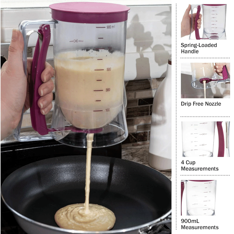 Perfect Pancake Batter Dispenser Tool