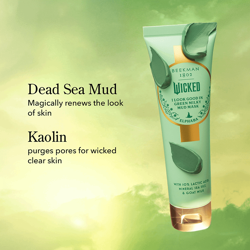 Wicked x Beekman 1802 Elphaba Lactic Acid Mud Mask