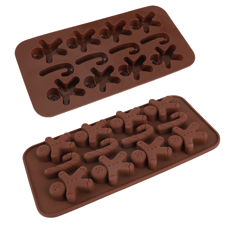 Silicone Christmas Baking Mold (2 Pack)