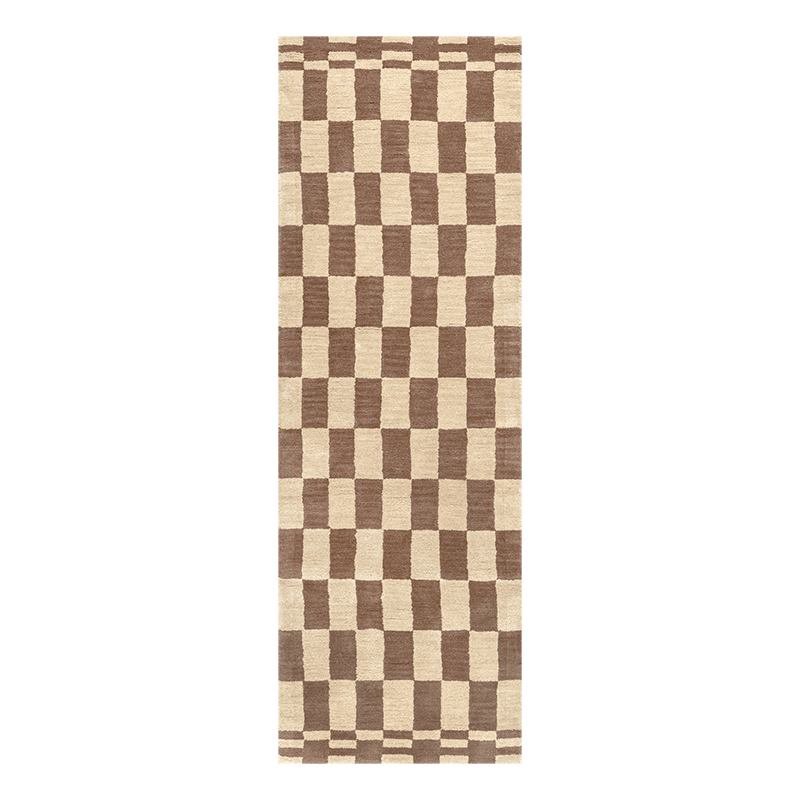 Kai Checkerboard Wool Area Rug