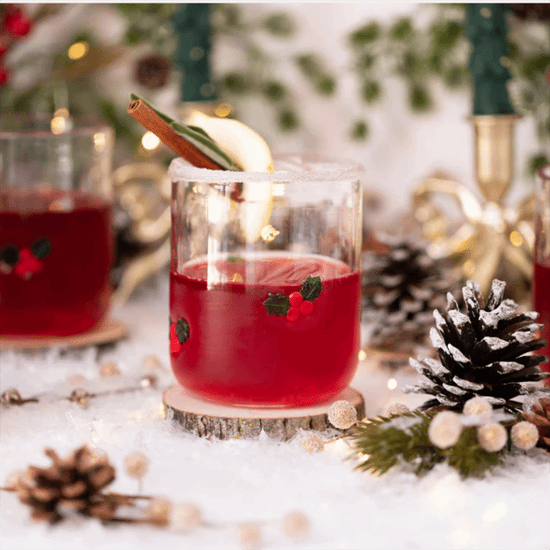 Holly Icon Glass Set Of 4