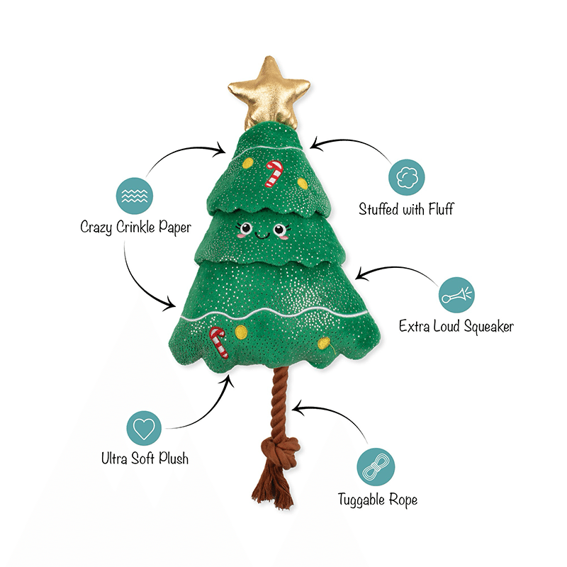 Fir Real Fun Ahead Plush Dog Toy