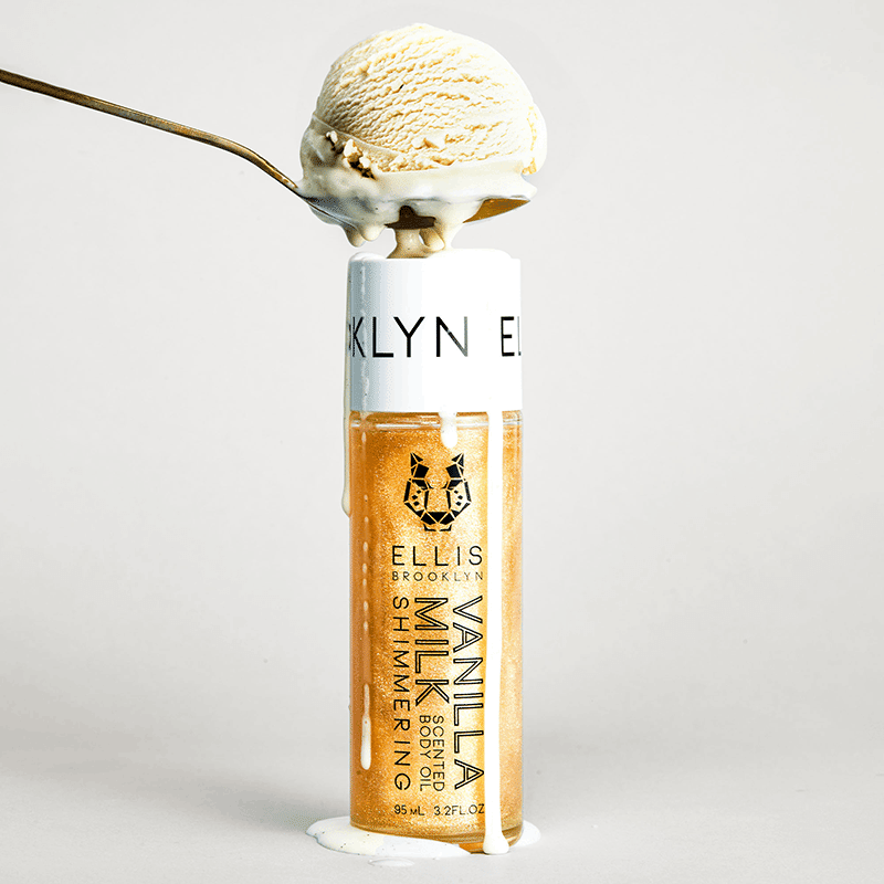 VANILLA MILK Scented Shimmer Body Oil