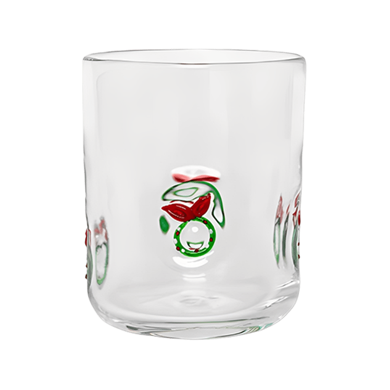 Wreath Glass Set Of 4