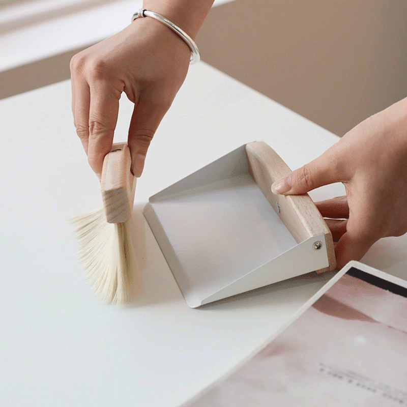Tabletop Mini Broom & Dustpan Set