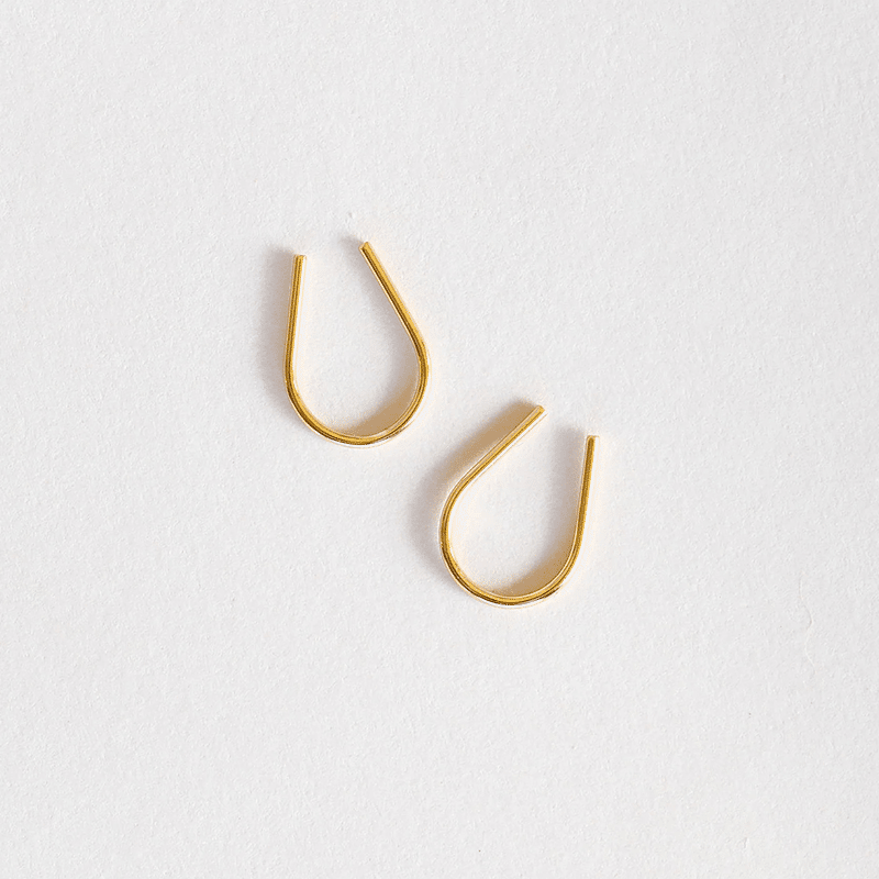 Minimalist Horseshoe Earrings