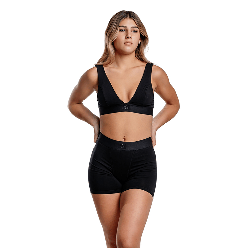 Cotton Stretch Triangle Bralette