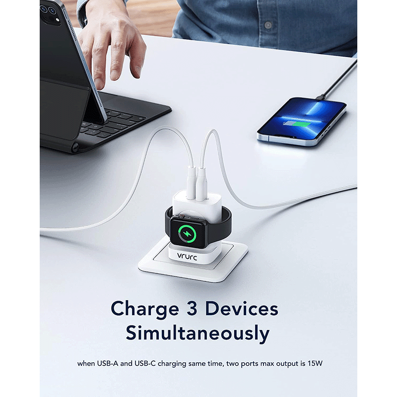 Wireless Charging Stand with Watch Charger