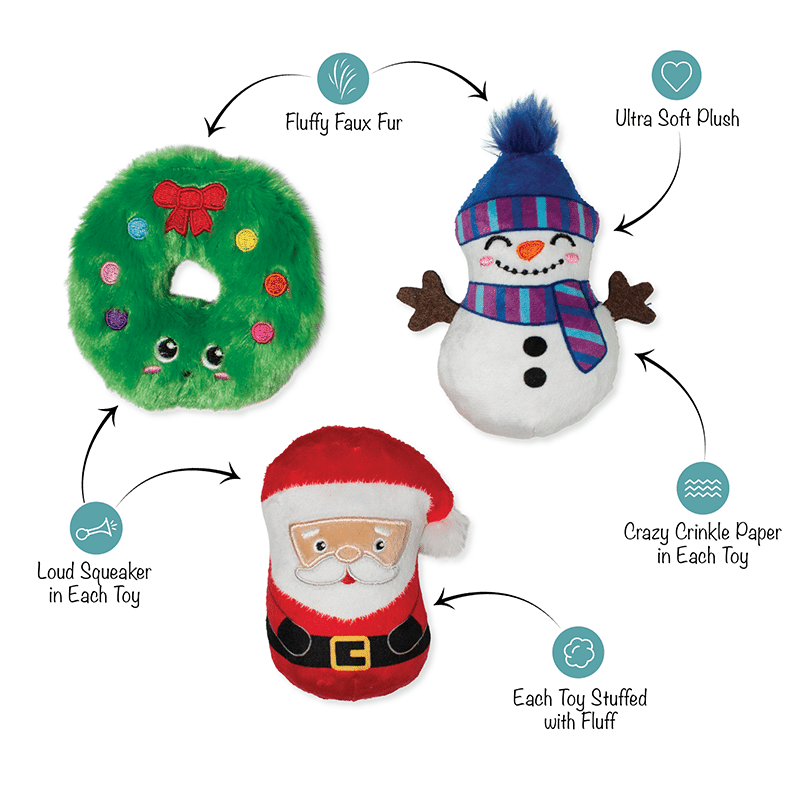 We Have Great Chemis-Tree Mini Dog Toy Set